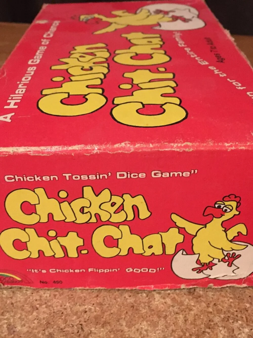 VINTAGE CHICKEN CHIT CHAT TOSSIN DICE GAME 1981 A HILARIOUS GAME OF CHANCE